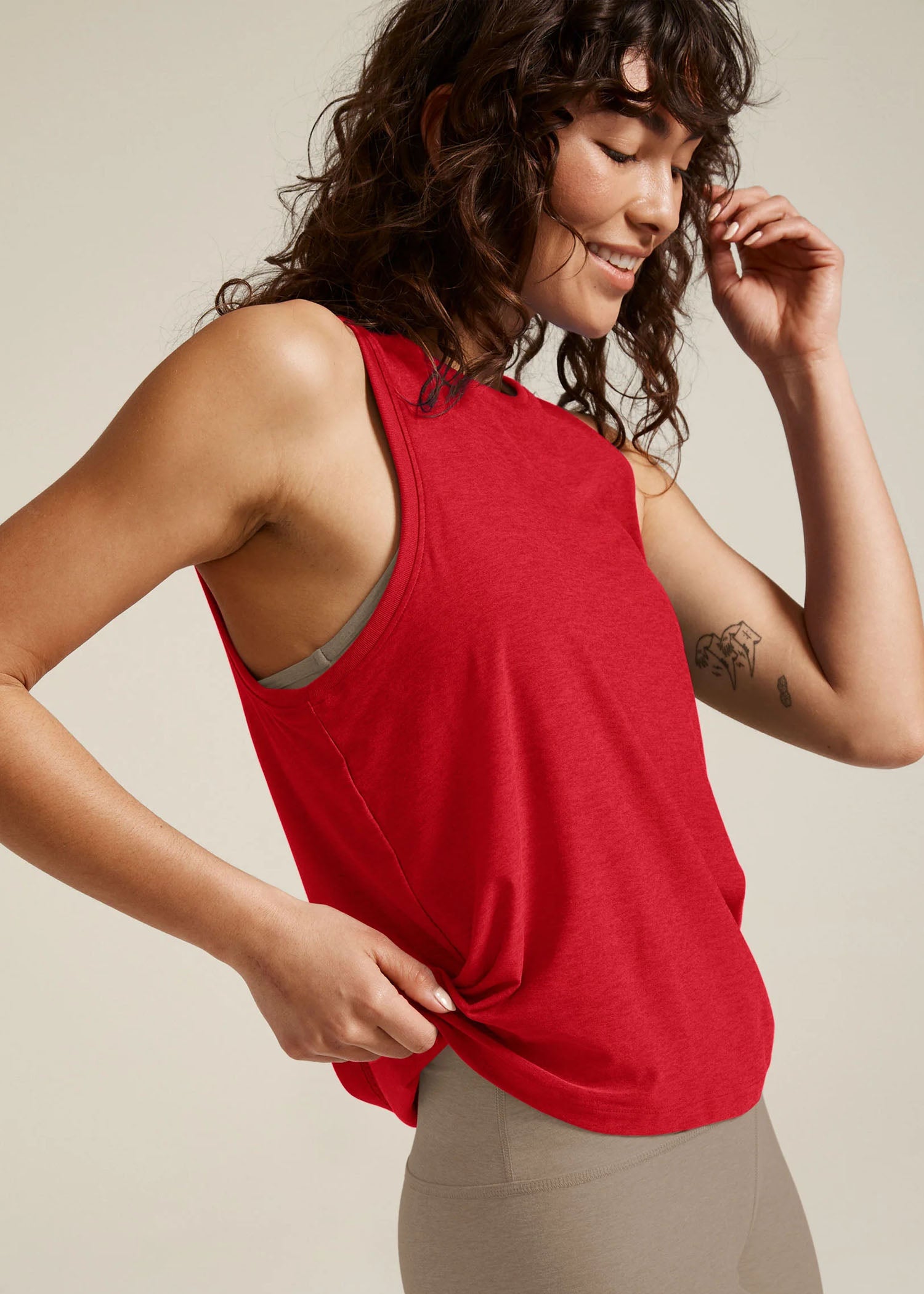 Featherweight Rebalance Tank- Candy Apple Red