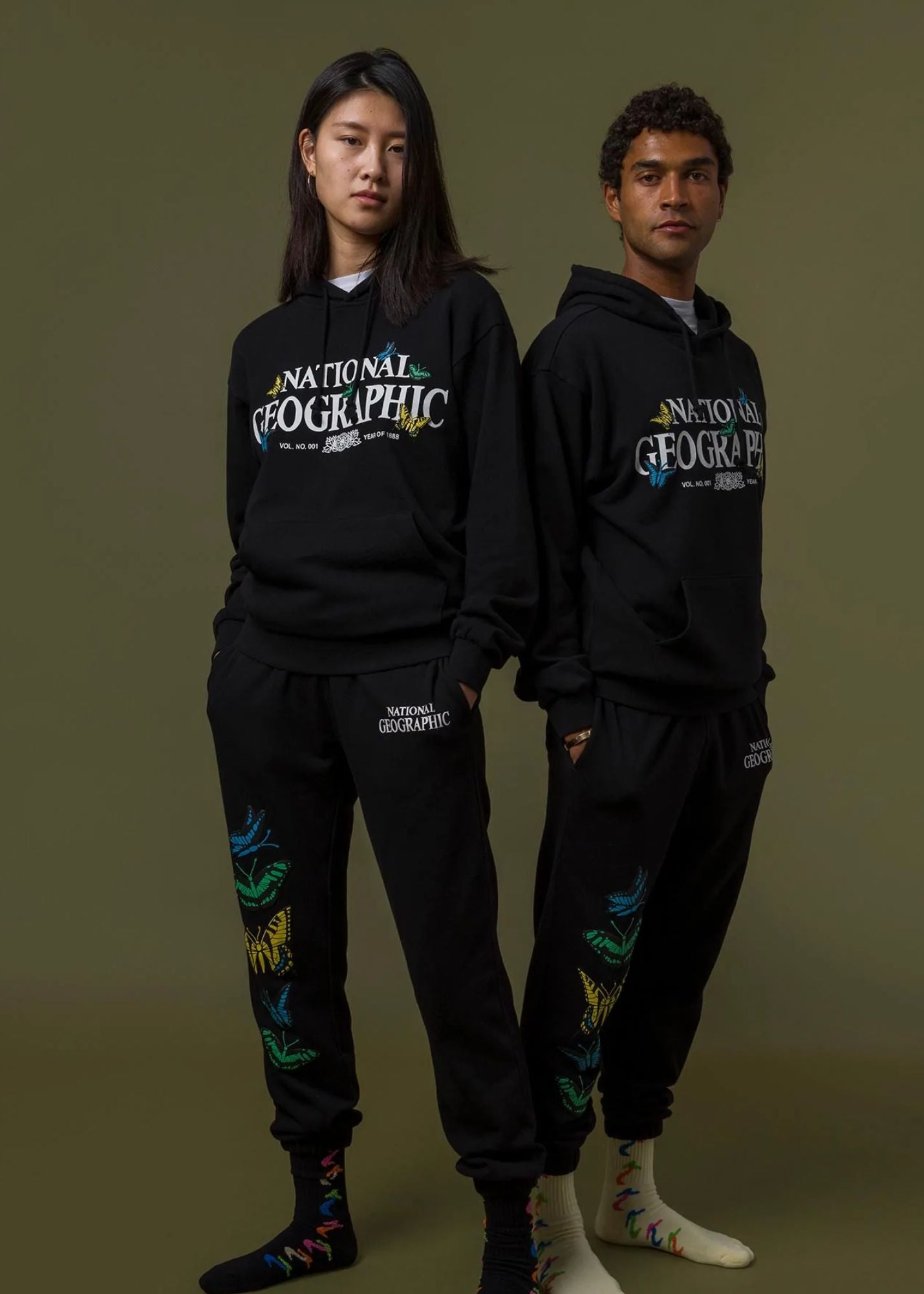 Lounge Pants National Geographic x Parks Project Night Butterflies Organic Jogger Parks Project