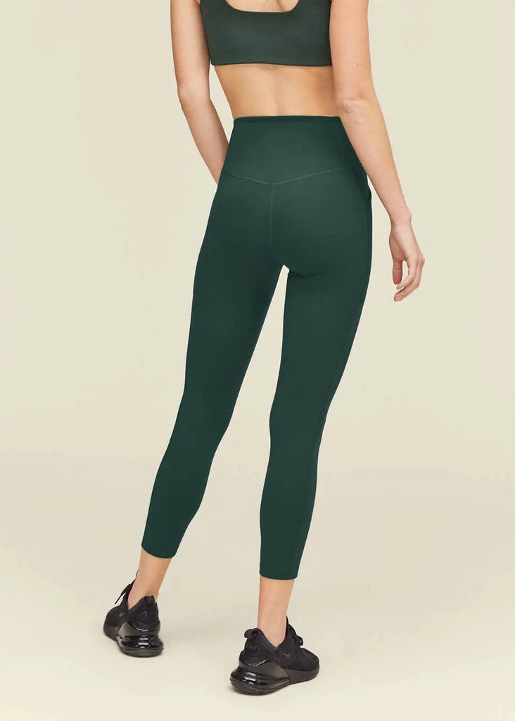 Leggings Girlfriend Collective High-Rise Pocket Legging- Moss Girlfriend Collective
