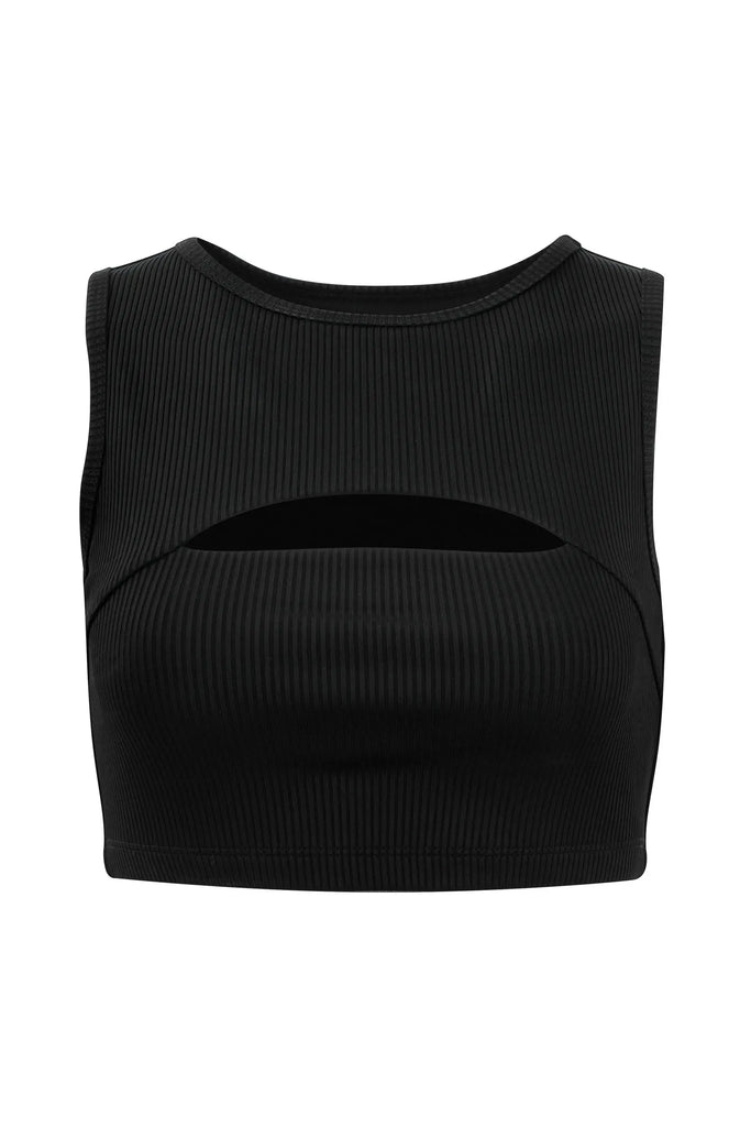 Sports Bras Ribbed Cut Out Bra YEAR OF OURS