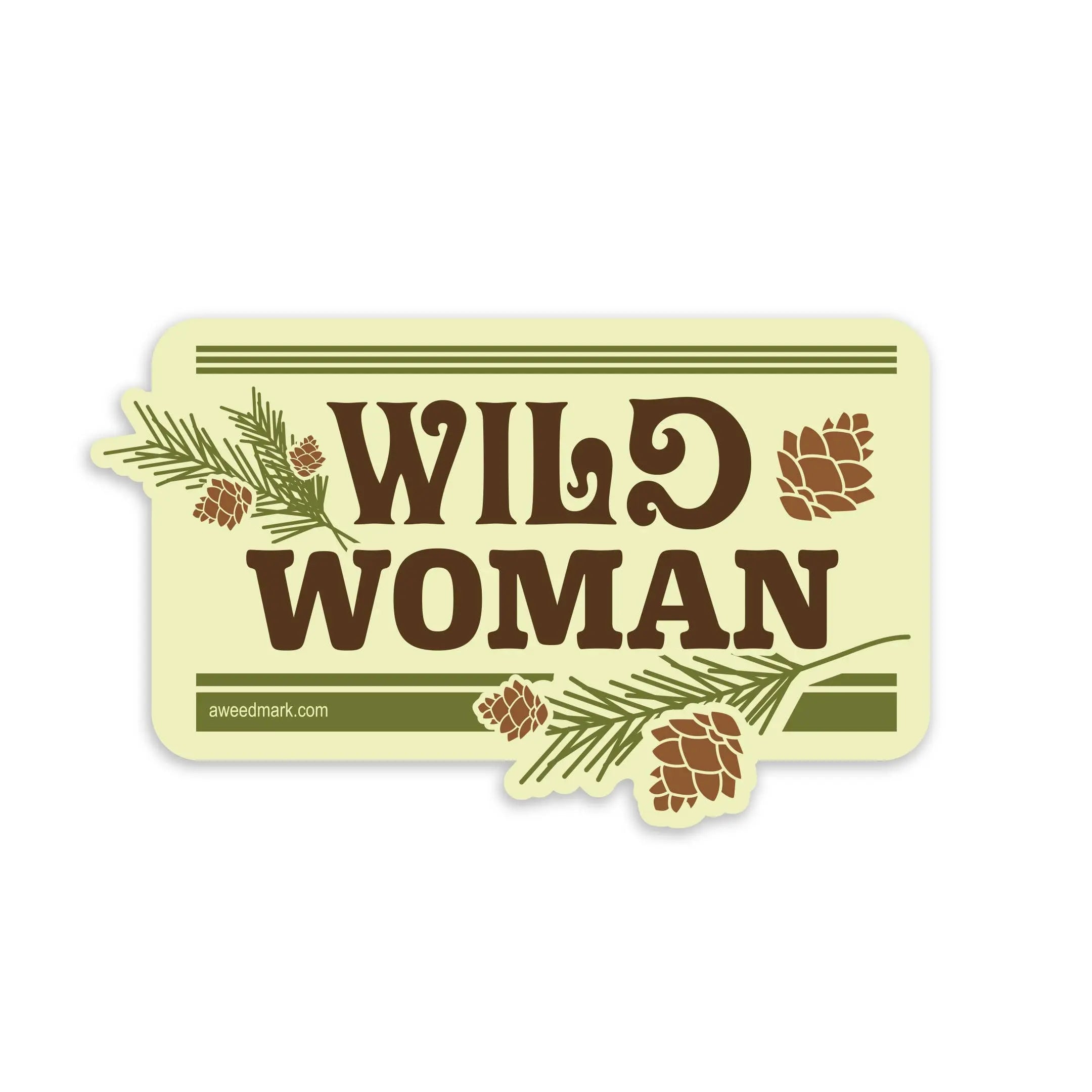 Stickers Wild Woman Sticker Amanda Weedmark